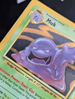 Muk - 13/62 - Pokemon Fossil Unlimited Holo Rare Card WOTC MP - Image 3