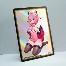 KLARA Waifu Anime Card LIMITED 1/1 Custom TCG Holo Goddess Story ACG T13336 - Image 2