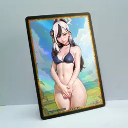 KAYOKO Waifu Anime Card LIMITED 1/1 Custom TCG Holo Goddess Story ACG T13335 - Image 2