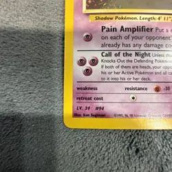Pokemon TCG Sabrina's Gengar Holo Rare Card 14/132 Gym Heroes Series - Image 2