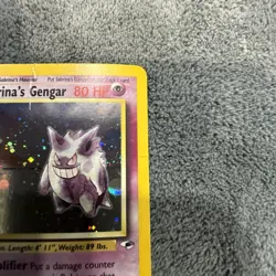 Pokemon TCG Sabrina's Gengar Holo Rare Card 14/132 Gym Heroes Series - Image 4