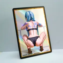 JINX Waifu Anime Card LIMITED 1/1 Custom TCG Holo Goddess Story ACG T13329 - Image 2