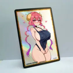 ILULU Waifu Anime Card LIMITED 1/1 Custom TCG Holo Goddess Story ACG T13323 - Image 2