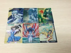 Evangelion EVA Carddass Cards card 6 set lot Bandai Japan ASUKA REI AMADA - Image 1