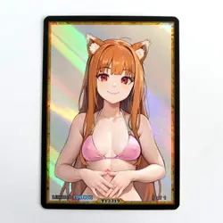 HOLO Waifu Anime Card LIMITED 1/1 Custom TCG Holo Goddess Story ACG T13319 - Image 1