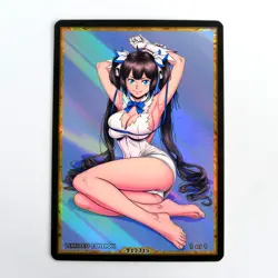 HESTIA Waifu Anime Card LIMITED 1/1 Custom TCG Holo Goddess Story ACG T13315 - Image 1