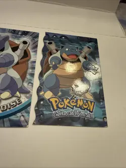 Topps Pokemon Evolution Card - #09 Blastoise, Rare, Blue Logo, Die-cut - Image 4