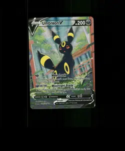 FAN-ART READ DESCRIPTION BELOWHOLO Umbreon Card Umbreon Pokemon Card p1 - Image 1