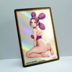 FANTINA Waifu Anime Card LIMITED 1/1 Custom TCG Holo Goddess Story ACG T13308 - Image 2