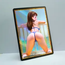 D.VA Waifu Anime Card LIMITED 1/1 Custom TCG Holo Goddess Story ACG T13302 - Image 2