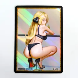 CYNTHIA Waifu Anime Card LIMITED 1/1 Custom TCG Holo Goddess Story ACG T13300 - Image 1