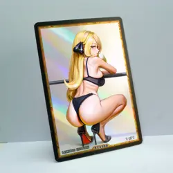 CYNTHIA Waifu Anime Card LIMITED 1/1 Custom TCG Holo Goddess Story ACG T13300 - Image 2
