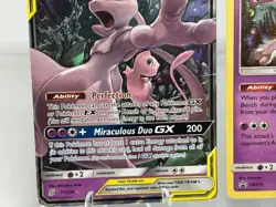 Pokemon Mewtwo 2 Card Lot: Mewtwo & Mew Tag Team HP & Mewtwo Black Star Promo NM - Image 2