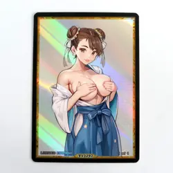 CHUN LI Waifu Anime Card LIMITED 1/1 Custom TCG Holo Goddess Story ACG T13297 - Image 1