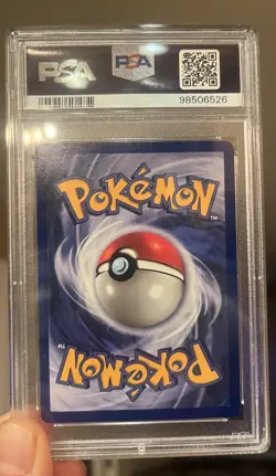 Pokemon TCG Magmar Fossil Card 39/62 Regular 1st Edition Uncommon PSA 8 - Image 2