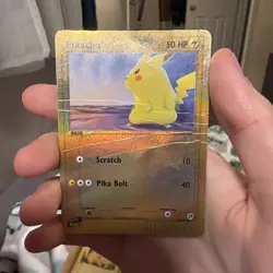 Pokemon Pikachu Reverse Holo Card 72/100 Sandstorm E-Series Set MP - Image 2