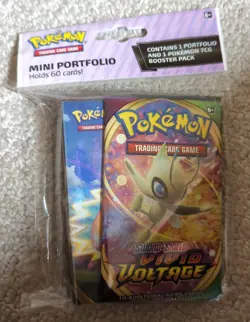 New In Box Pokemon Cards -Sword & Shield: Vivid Voltage MINI ALBUM PORTFOLIO 24 - Image 1