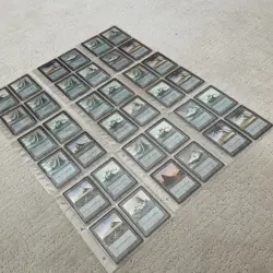 1994 Vintage MTG Magic The Gathering Rare Island Cards Card Collection - Image 3