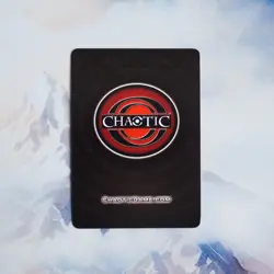 CHAOR THE FIERCE - Max Energy & Courage - Ultra Rare Chaotic Card 2009 - Image 2