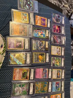 pokemon graded card slab lot 34 slabs - Image 1