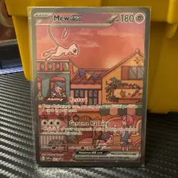 Mew EX Scarlet & Violet Promo Card Near Mint NM Condition Sealed - Image 1