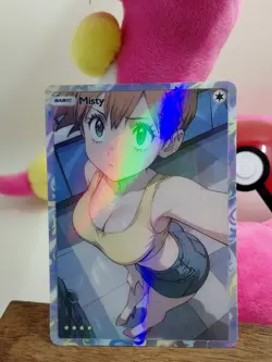 Misty Trainer FA Custom Full Art Pokemon Anime Waifu Card Supporter Pokemon Z-A - Image 1