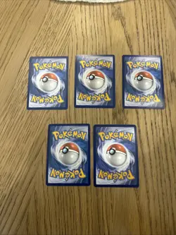Pokemon TCG Mewtwo and Mew Five Card Lot Holo Rare - Image 3