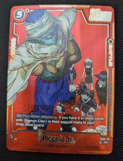 (Piccolo Jr) FB06-113 Alt Art SB01 Dragon Ball Super card Manga Red Fusion World - Image 1