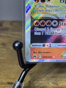 Pokemon TCG Charizard VSTAR Crown Zenith Holo Ultra Rare Card 019/159 NM - Image 4