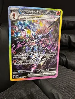 Pokemon TCG Ceruledge EX Prismatic Evolutions Special Illustration Card 147/131 - Image 5