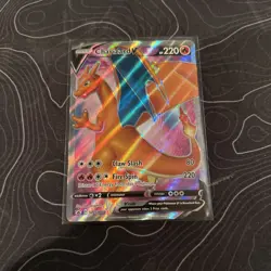 Charizard V SWSH050 SWSH: Sword & Shield Promo Card Full Art NM - Image 1