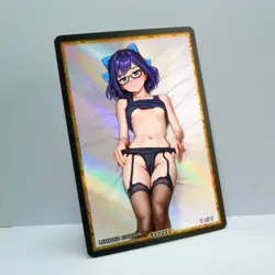 A-CHAN Waifu Anime Card LIMITED 1/1 Custom TCG Holo Goddess Story ACG T13272 - Image 2