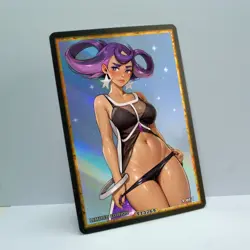 OLYMPIA Waifu Anime Card LIMITED 1/1 Custom TCG Holo Goddess Story ACG T13269 - Image 2