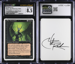 RARE SIGNED MtG Magic Christopher Rush Chronicles Artist Proof The Wretched CGC - Image 1