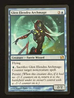 1x MTG Glen Elendra Archmage - Modern Masters (MMA) #47 - Magic the Gathering - Image 3