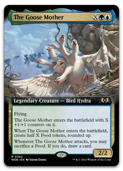 The Goose Mother (Extended Art) #362 (NM) Wilds of Eldraine WOE Magic MTG - Image 1