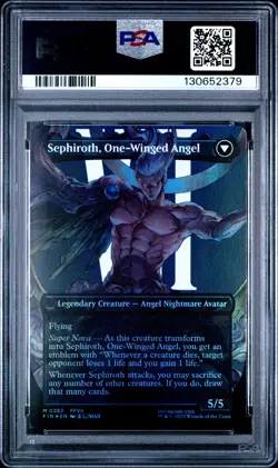 2025 #0382 SEPHIROTH, FABLED SOLDIER/SEPHIROTH, ONE-WINGED ANGEL PSA 10 - Image 2