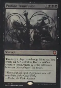 Profane Transfusion - Commander Legends: #145, Magic: The Gathering Nm C278 - Image 1