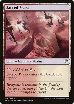 [MTG] Sacred Peaks (Foil) (254) (DMU) NM - Image 1