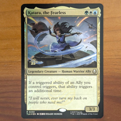Katara, the Fearless - Prerelease Foil Promo - Avatar TLA MTG - Image 1