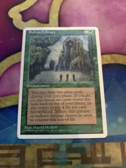 Sylvan Library MTG Core Set 4th Edition Regular - Image 1
