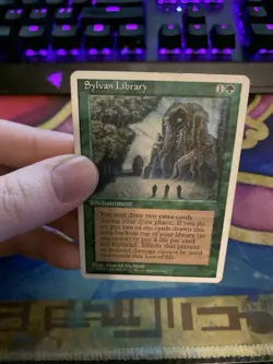 Sylvan Library MTG Core Set 4th Edition Regular - Image 4