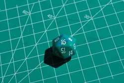 MTG Magic SOK Saviors of Kamigawa Spindown D20 Die Dice Life Counter GREEN OOP - Image 3