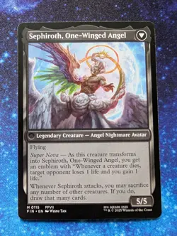 Sephiroth Fabled Soldier 0115 MTG FIN Final Fantasy NM Regular Mythic - Image 2