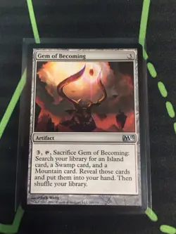 MTG Magic The Gathering Gem Of Becoming LP M13 Artifact Land Tutor Commander - Image 1
