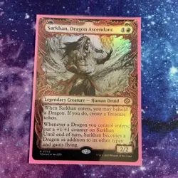 Sarkhan, Dragon Ascendant (FOIL) x1 - MTG Tarkir: Dragonstorm TDM #302 - Image 1