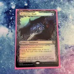 Dragonfire Blade (FOIL) x1 - MTG Tarkir: Dragonstorm TDM #324 - Image 1