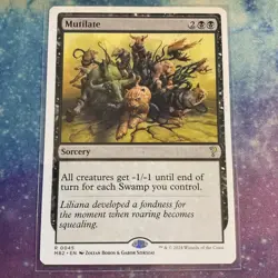 Mutilate (REGULAR) x1 - MTG Mystery Booster 2 MB2 #45 - Image 1