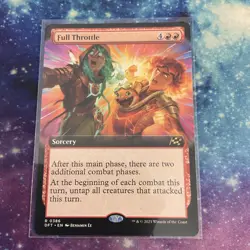 Full Throttle (REGULAR) x1 - MTG Aetherdrift DFT #386 - Image 1