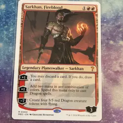 Sarkhan, Fireblood (REGULAR) x1 - MTG Mystery Booster 2 MB2 #60 - Image 1